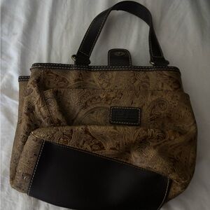 Brown and Paisley Purse
